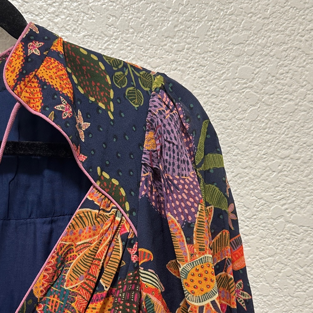 FARM Rio Multicolor Floral Long Sleeve Dress - Picture 7 of 9